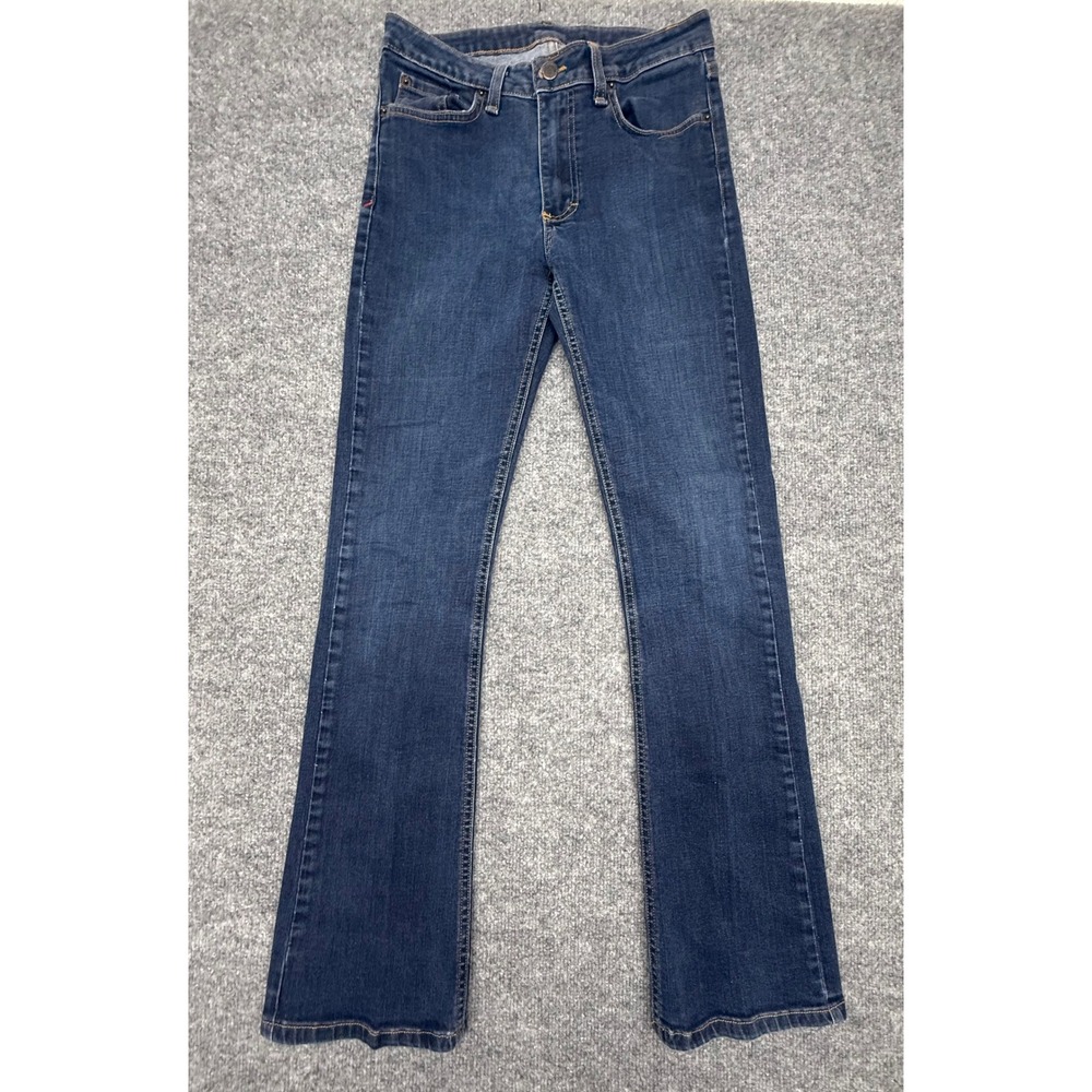 Marc Nelson Womens‎ Dark Wash Bootcut Denim Jeans Size 27 Stretch Classic Indigo